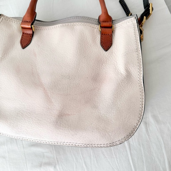 FOSSIL Ryder Leather Satchel in Neutral - Picture 3 of 14